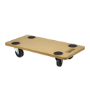 200kg Heavy Duty Hand Dolly Furniture Wooden Trolley Cart Moving Platform Mover-6