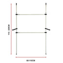 Heavy Duty Adjust Clothes Rail Storage Garment Shelf Hanging Display Stand Rack-7