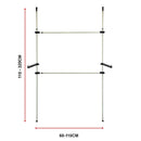 Heavy Duty Adjust Clothes Rail Storage Garment Shelf Hanging Display Stand Rack-7