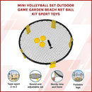 Mini Volleyball Set Outdoor Game Garden Beach Net Ball Kit Sport Toys-3