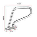 Swimming Pool Hand Rail Step Grab Rail 76.2x55.8cm with Drill Bit-11