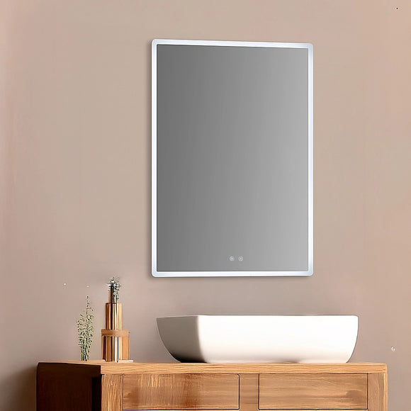 Smart Mirror Bathroom Vanity LED Lighted Wall Mirror 800x600mm