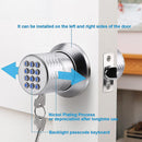 Digital Electronic Code Door Lock Keyless Entry Keypad Programmable Lock Knob-12