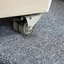 4 x 2" Heavy Duty Swivel Double Wide Castor Wheels Trolley 50mm Furniture Rubber With Brake-5