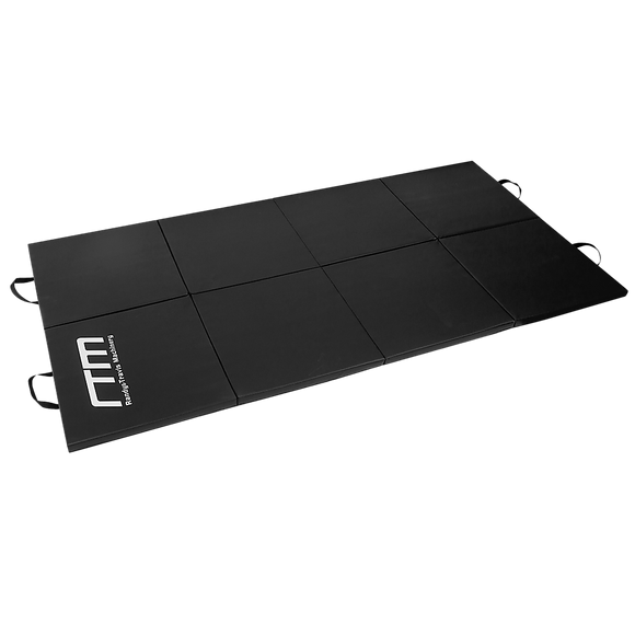 Folding Black Exercise Mat – Gymnastics, Martial Arts, Yoga, Karate & Judo Training