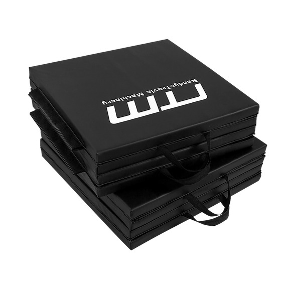 Folding Black Exercise Mat – Gymnastics, Martial Arts, Yoga, Karate & Judo Training