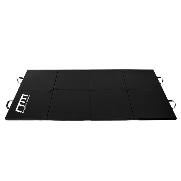 Folding Black Exercise Mat – Gymnastics, Martial Arts, Yoga, Karate & Judo Training