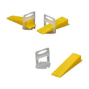 1000x Tile Leveling System Clips Levelling Spacer Tiling Tool Floor Wall-7