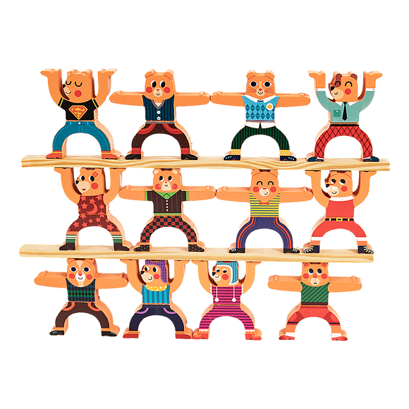Balancing Stacking Blocks Educational Balance Wooden Acrobatic Toys Game
