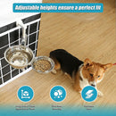 Wall Mounted Dog Bowl Adjustable Height Pet Feeder-5