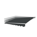Motorised Outdoor Folding Arm Awning Retractable Sunshade Canopy Grey 5.0m x 2.5m-6