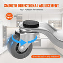 4 X All-purpose Dolly Metal Heavy Duty Furniture Mover Slider Set-9