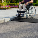 Cuttable Threshold Ramp Rubber Wheelchair Ramp Solid 4 cm Rise 90 cm Wide-5