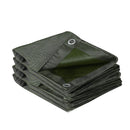 2m x 3m Army Tarp Heavy Duty 400GSM Tarpaulin Canvas Cover Waterproof Sun Blocked-1