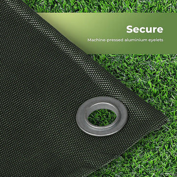 2m x 3m Army Tarp Heavy Duty 400GSM Tarpaulin Canvas Cover Waterproof Sun Blocked - 0