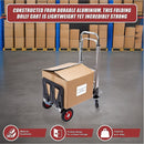 Hand Truck 2 in 1 Folding Dolly Cart 180kg Capacity Heavy Duty Aluminium-11