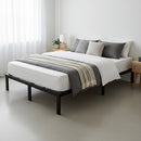 King Single Full Metal Bed Frame Base – Sturdy Steel Bed Base for Australian Mattress-2