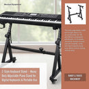 Z-Style Keyboard Stand – Heavy Duty Adjustable Piano Stand for Digital Keyboards & Portable Use-10