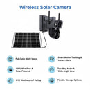 9MP Wireless Solar Camera WIFI Security Outdoor Battery PTZ CCTV Home House V380-8