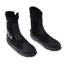 NNEOBA 5mm Neoprene Dive Boots - High Cut Zipper Wetsuit Boots-1