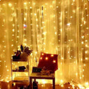 Christmas Lights Curtain Garland-4