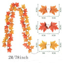 2M Artificial Fall Maple Leaf Garland-6