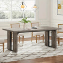 NNETMLT Rustic  Rectangular Dining Table-2