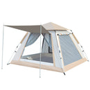 Camping Tent with Awning | Waterproof Family Tent with Carry Bag and Accessories 210*210*135cm Cloudy Gray-1