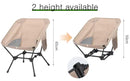 Beige Portable Lightweight Folding Beach Chair - Compact Fishing Chair with Square Legs for Outdoor Use-6
