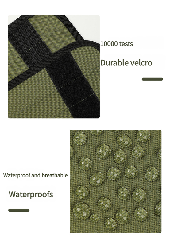 Outdoor Anti-Snake Bite Leg Guards - Hiking Camping Knee Protectors, Snow Shoe Covers, Leg Sleeves, Green