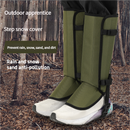 Outdoor Anti-Snake Bite Leg Guards - Hiking Camping Knee Protectors, Snow Shoe Covers, Leg Sleeves, Green-8