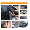 9-Piece Car Cleaning and Detailing Kit - Comprehensive Auto Wash Set with Brushes, Towels, and More-2