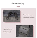 Grey Portable Pet Travel Carrier Bag - Foldable, Durable, and Comfortable for Small Dogs & Cats 50cmx34cmx34cm-5