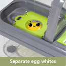 Green And Grey Ultimate 12-in-1 Multi-Functional Vegetable Slicer Dicer Chopper - Mandoline with Storage Containers & Drain Basket-4