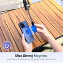 Yellow Magnetic Phone Umbrella Sun Shade - Clear Outdoor Screen Visor, Anti-Glare Mini Parasol for iPhone-5