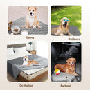 Grey 2-Sided Waterproof Pet Sofa Cover - Dog Bed Protector Blanket for Furniture, Couches & Car Seats (75x180cm, Machine Washable)-2