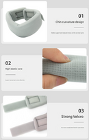 Size S Grey Ergonomic Neck Support Brace - Soft Cervical Collar for Posture Correction and Pain Relief-8