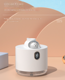 Pink Adorable Space Capsule Humidifier - Portable USB Cool Mist Maker with LED Display & Ambient Night Light-5