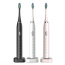 Pink Sonic Rechargeable Electric Toothbrush with 8 Heads & Travel Case - 5 Brushing Modes & Smart Timer(USB)-2