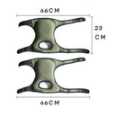 Green Adjustable Gardening Knee Pads - Comfortable Neoprene Knee Protectors for Weeding & Outdoor Work-3