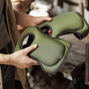 Green Adjustable Gardening Knee Pads - Comfortable Neoprene Knee Protectors for Weeding & Outdoor Work-4