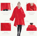 Snowman Oversized Wearable Blanket Hoodie - Ultra Soft & Cozy Snuggle Pullover for Adults-2