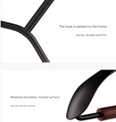 Premium Solid Wood Clothes Hangers Set of 6 - Wide Shoulder Non-Slip Suit Hangers-3