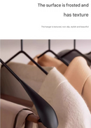 Premium Solid Wood Clothes Hangers Set of 6 - Wide Shoulder Non-Slip Suit Hangers-5