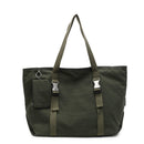 Green Modern Utility Tote Bag for Women - Large Capacity Shoulder Bag with Detachable Pouch for Work, School & Travel-1