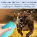 Black 2-in-1 Ultrasonic Dog Repellent & Trainer - Portable USB Rechargeable Anti-Barking Device-2