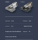 White High-Power Wireless UV Sterilization Mite Removal Vacuum Cleaner - Powerful Suction and Deep Cleaning for Home Use-8