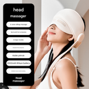 Capless Version Electric Head Massage Hat with Inflatable Airbags - 6-Zone Scalp Therapy for Relaxation and Sleep Aid-1