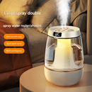 White 3.5L Smart Cool Mist Humidifier with Dual Nozzle & Digital Display - Ultra-Quiet Air Purifier for Bedroom and Office-1