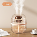 Pink Crystal Clear Dual Mist Humidifier - Ultrasonic Cool Mist & Quiet Operation with Ambient Night Light for Bedroom & Office-1